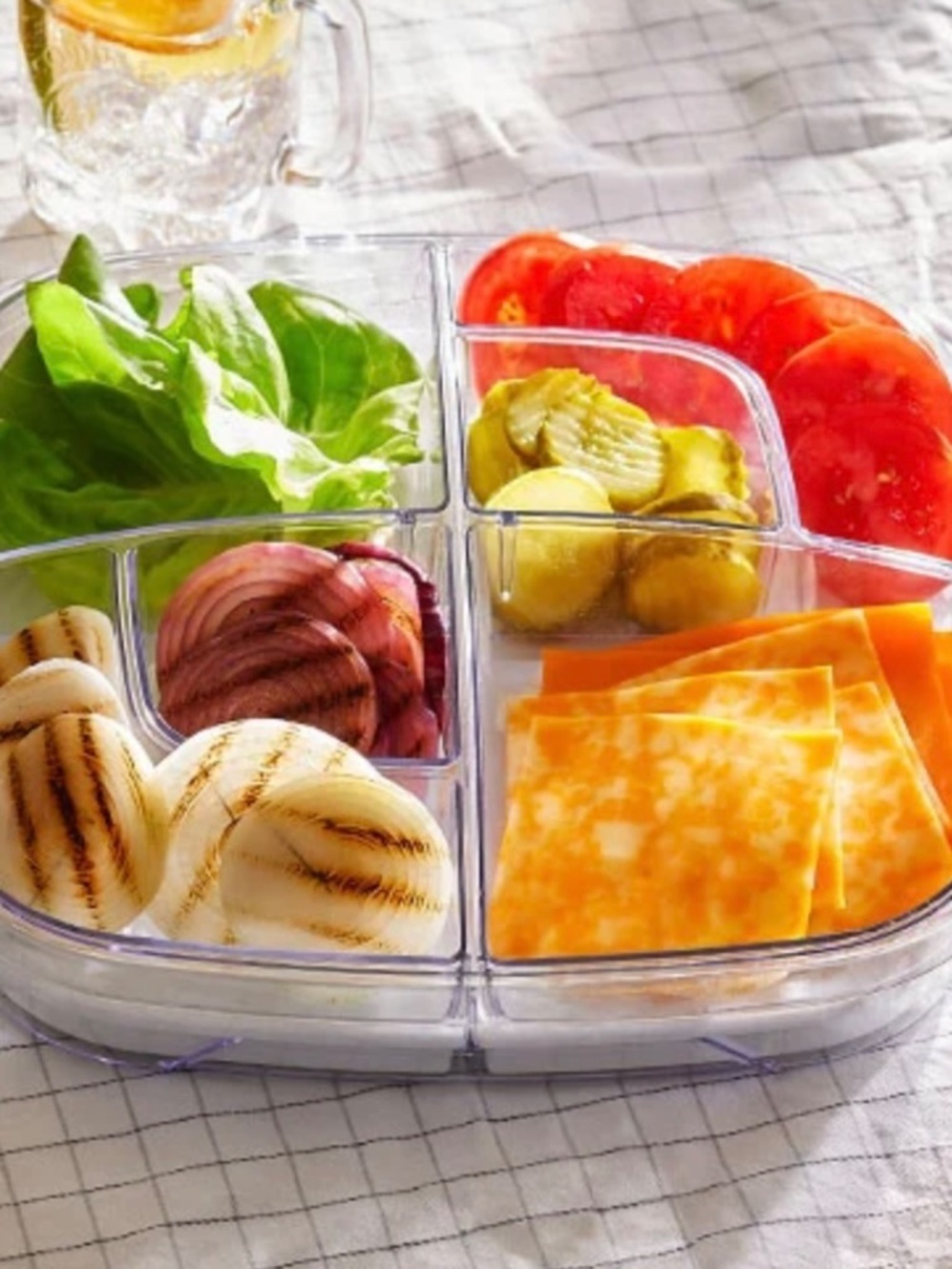 Pampered Chef Large Square Cool & Serve NWT Food Storage Container with Lid
